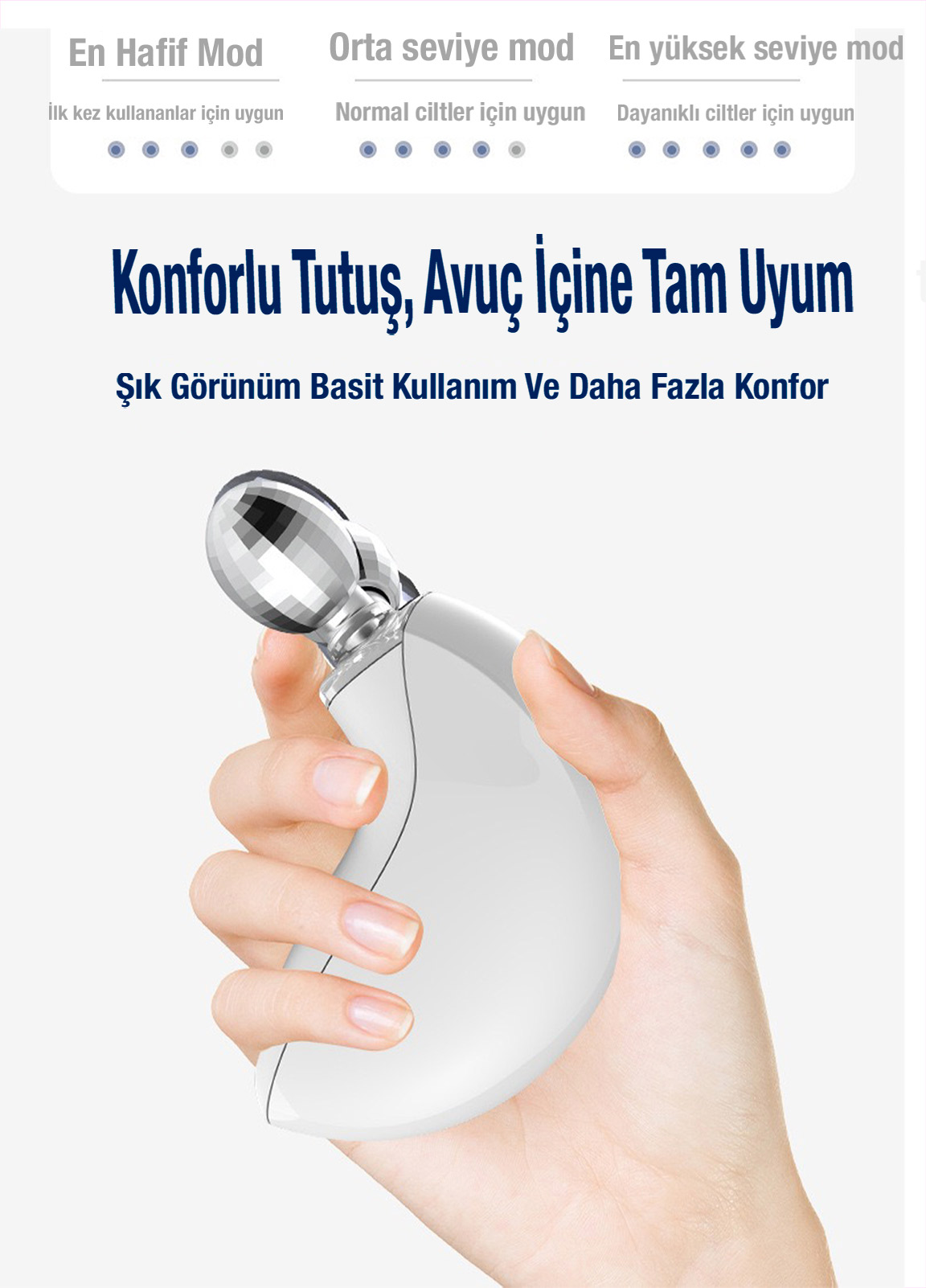 Yüz, boyun ve gıdı için ergonomi
